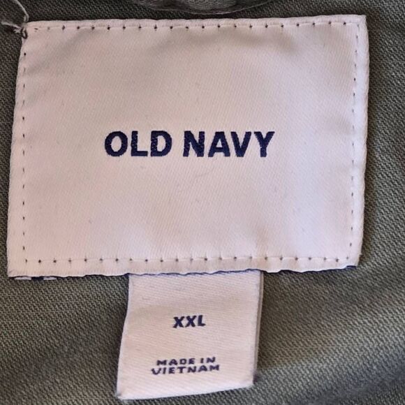 Old Navy Womens Green Camouflage Zip Front Adjustable Waist Utility Jacket XXL - Picture 2 of 12